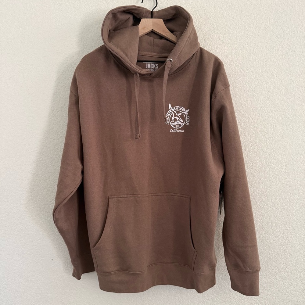Jacks Surfboards Pullover Hoodie with Surf Club Chest Logo